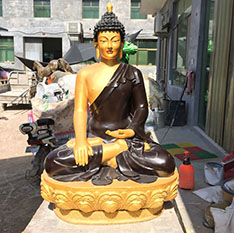 Fiberglass Thai buddha statue